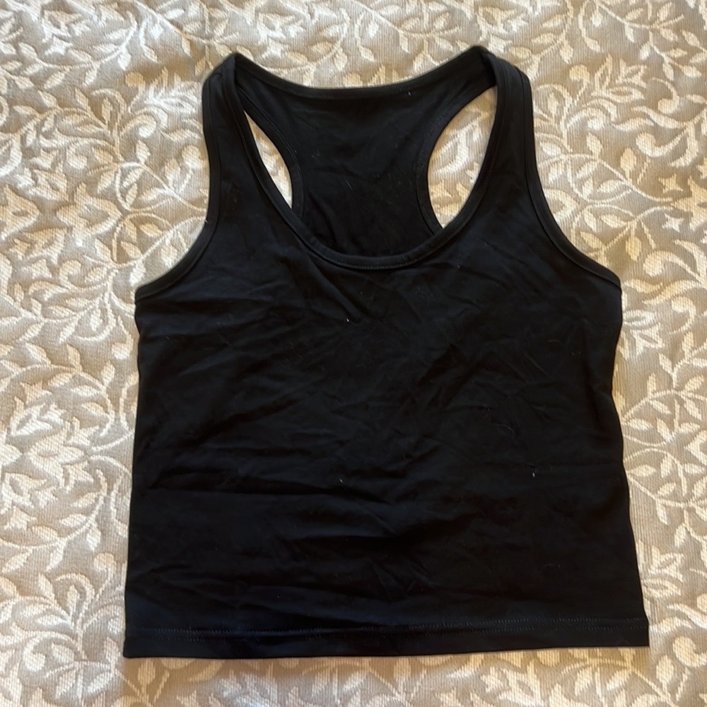 Black crop top